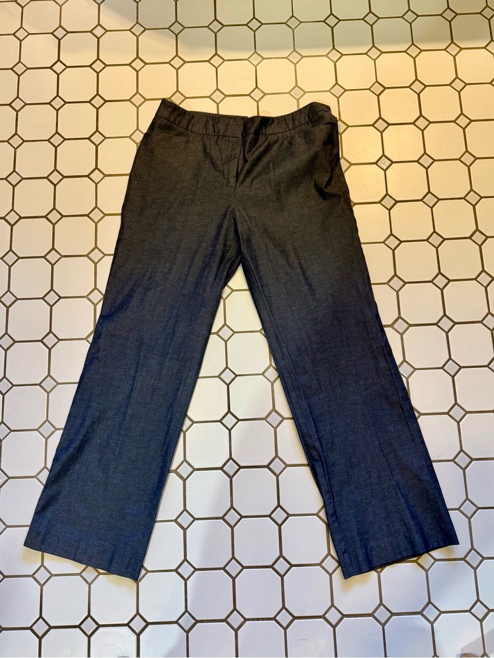 Cleo Straight Leg Pants in Gray Size 12 Like New